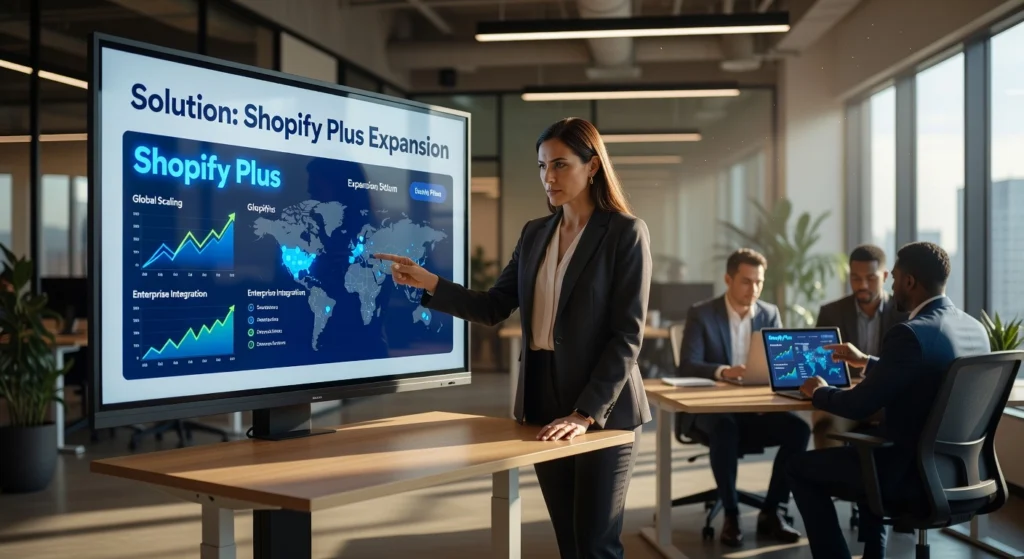 Professional header image for educational tutorial: How to Create a Shopify Plus Expansion Store