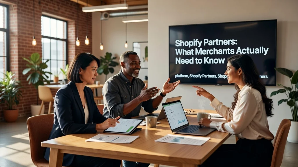 Professional header image for list-based article: Shopify Partners: What Merchants Actually Need to Know